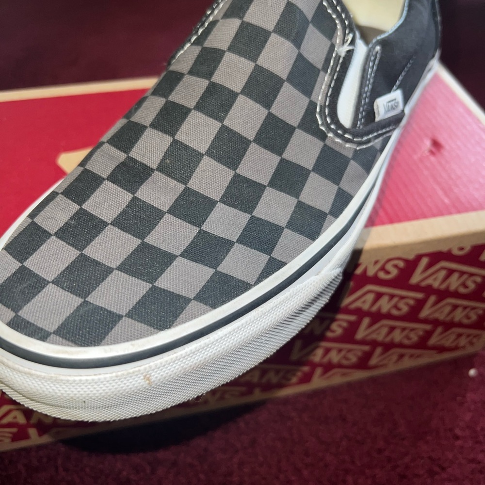 Classic slip on checkerboard